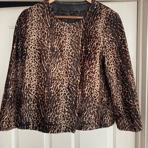 RARE JCrew Collection Calf Hair Double Breasted Jacket 10